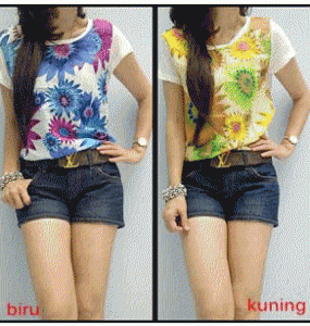 BLOUSE SUN FLOWER
